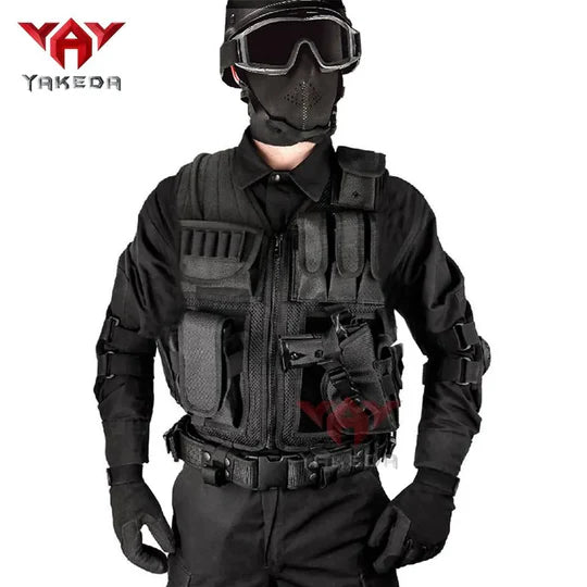 CHALECO TÁCTICO POLICIA NEGRO