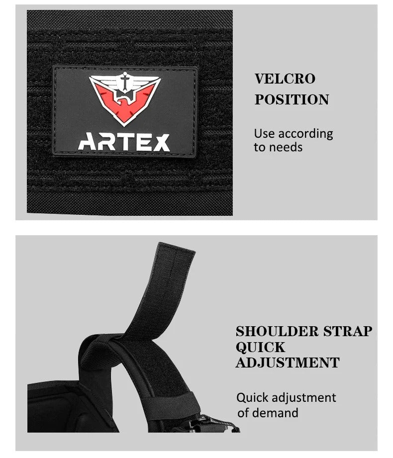 CHALECO TÁCTICO ARTEX PP NEGRO