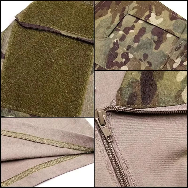 POLERA TACTICA COMBAT SHIRT MULTICAM