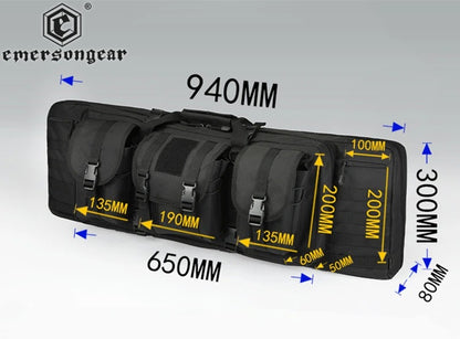 BOLSA PARA RIFLE 94 CM DOBLE CAPA EMERSONGEAR NEGRO