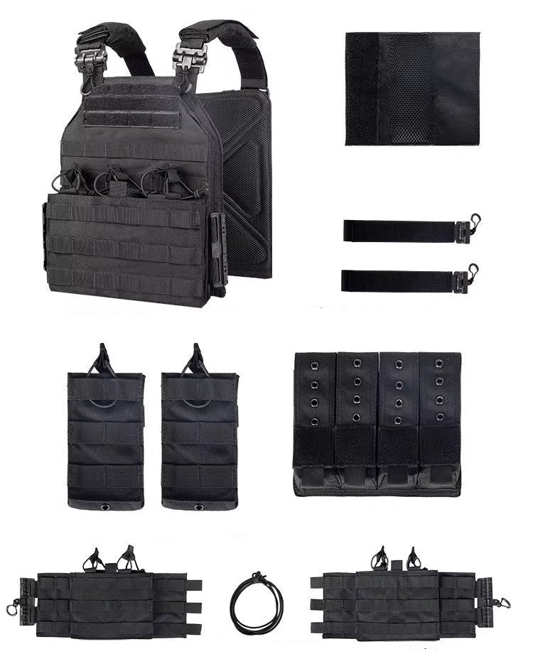 CHALECO TÁCTICO SERIE BRAVO NEGRO