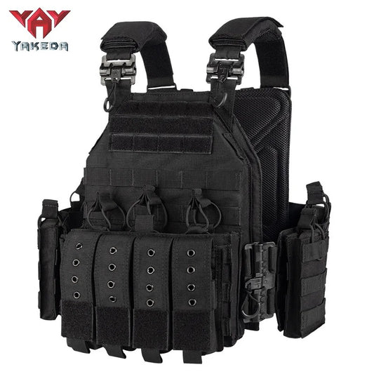 CHALECO TÁCTICO SERIE BRAVO NEGRO