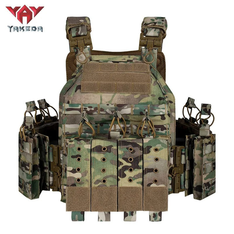 CHALECO TÁCTICO SERIE BRAVO NEGRO