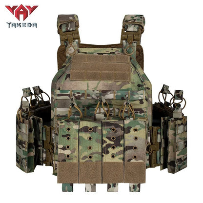 CHALECO TÁCTICO SERIE BRAVO NEGRO