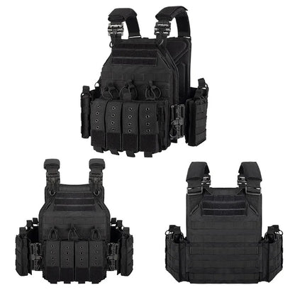 CHALECO TÁCTICO SERIE BRAVO NEGRO