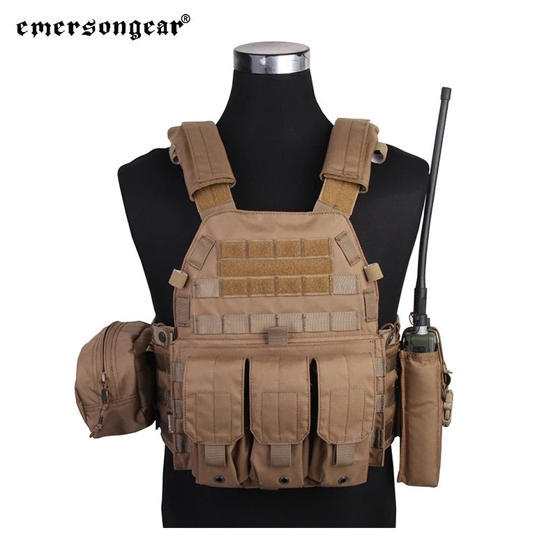 CHALECO TACTICO EMERSONGEAR LBT6094A COYOTE