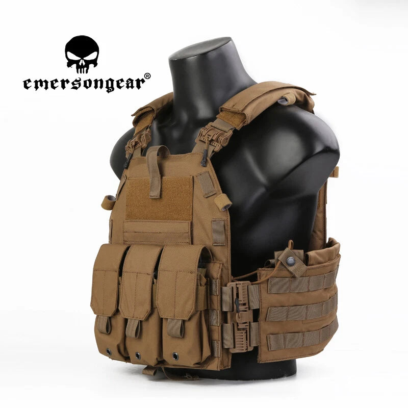 CHALECO TÁCTICO EMERSONGEAR 094K ROC COYOTE