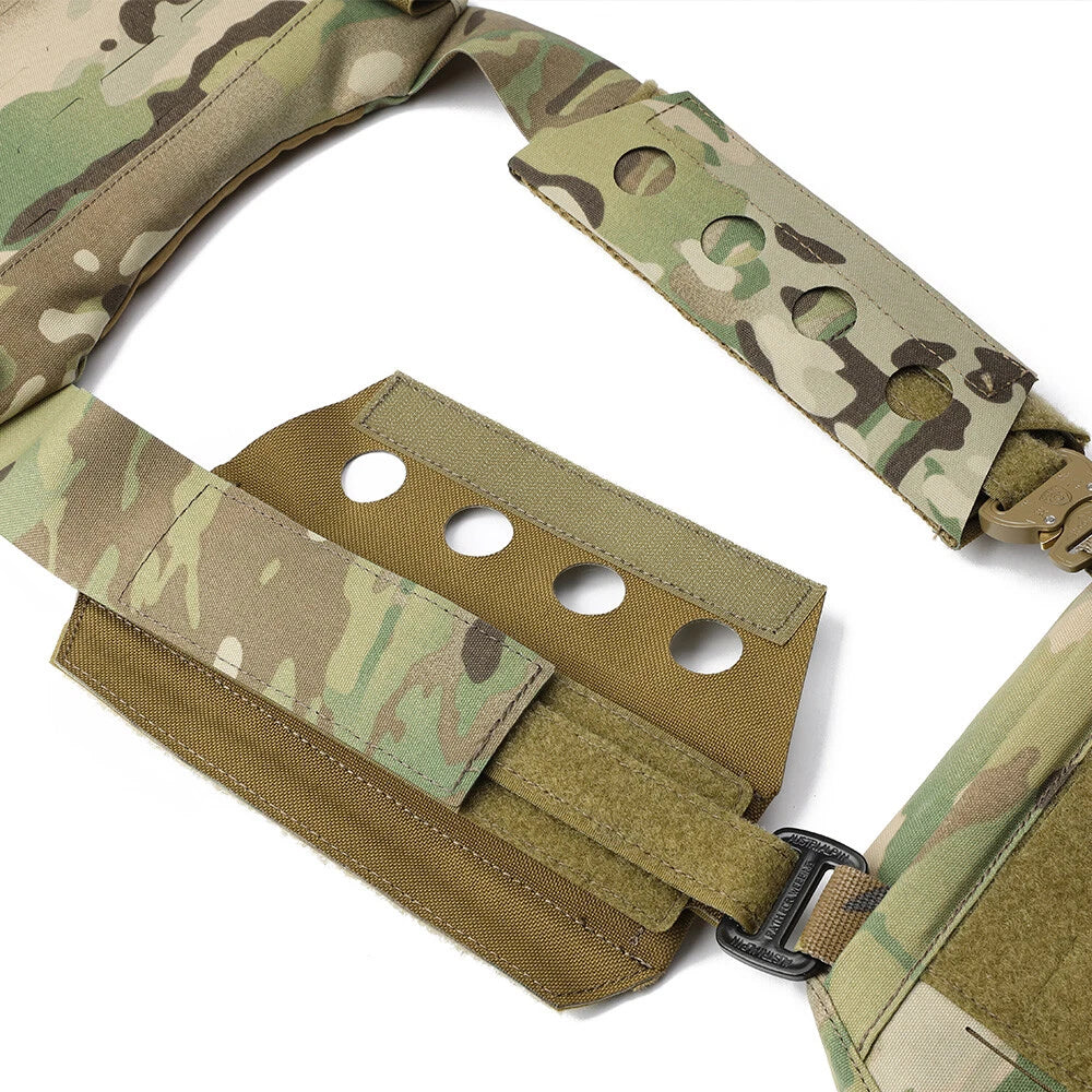 CHALECO TACTICO V5 PORTA PLACA EMERSONGEAR MULTICAM