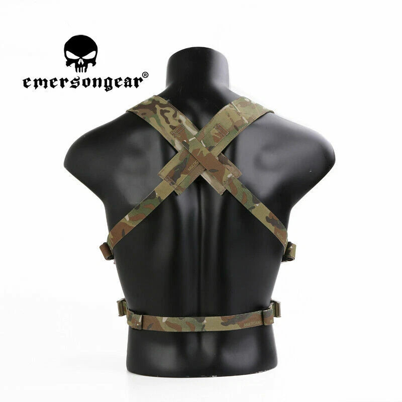 CHALECO CON PLATAFORMA DE PECHO EMERSONGEAR MULTICAM