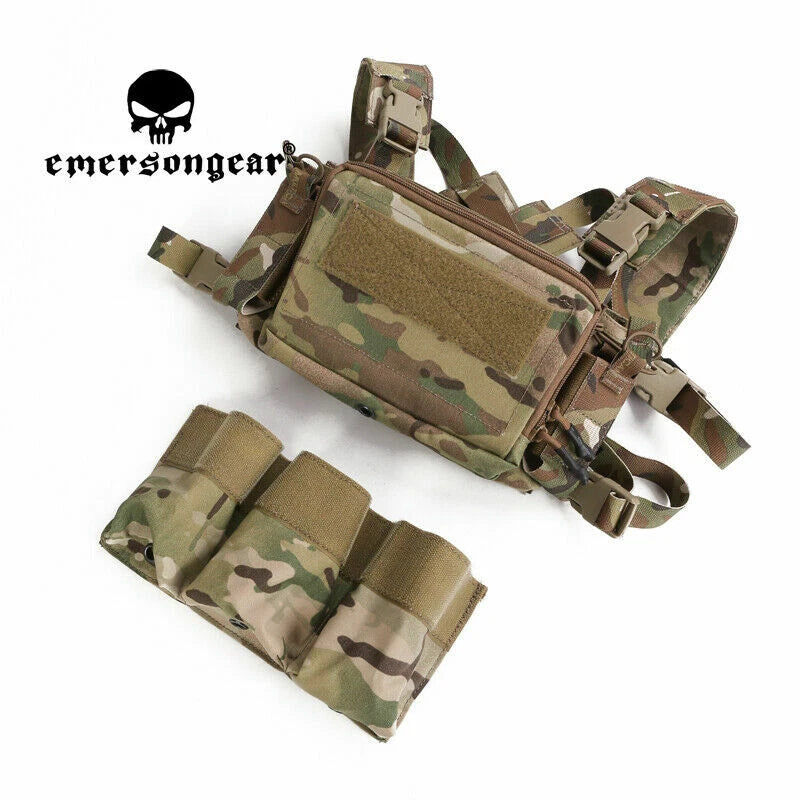CHALECO CON PLATAFORMA DE PECHO EMERSONGEAR MULTICAM