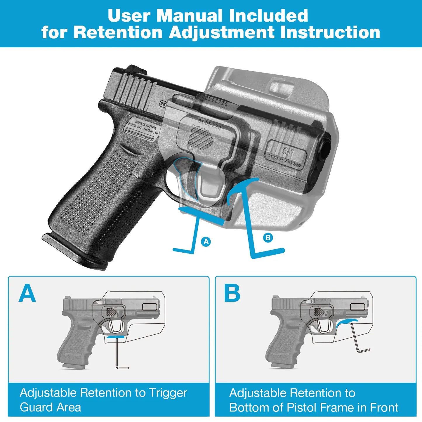 HOLSTER GUN & FLOWER