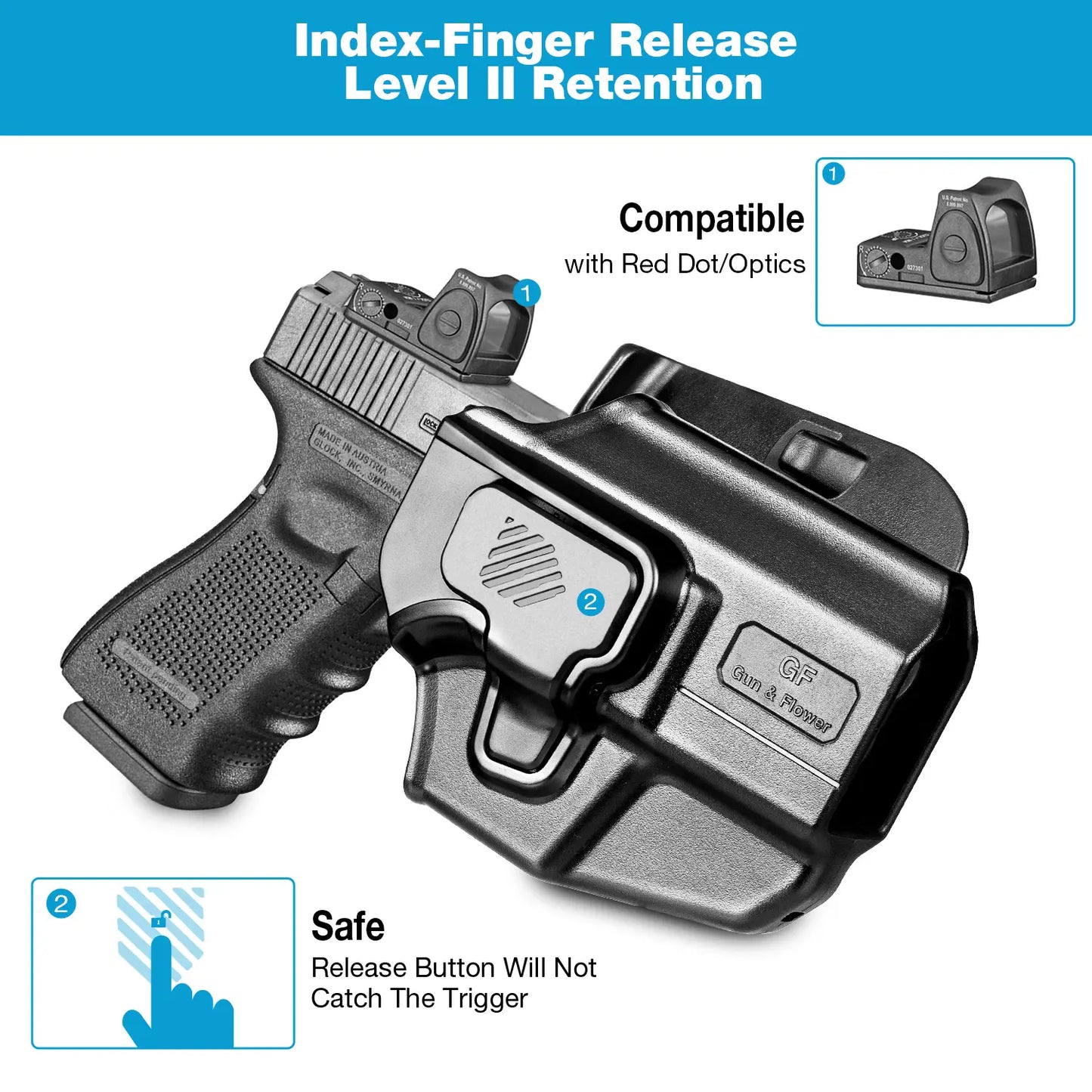 HOLSTER GUN & FLOWER