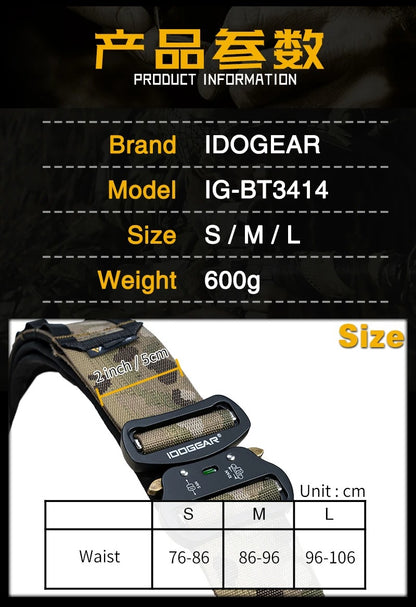 CINTURÓN COBRA IDOGEAR