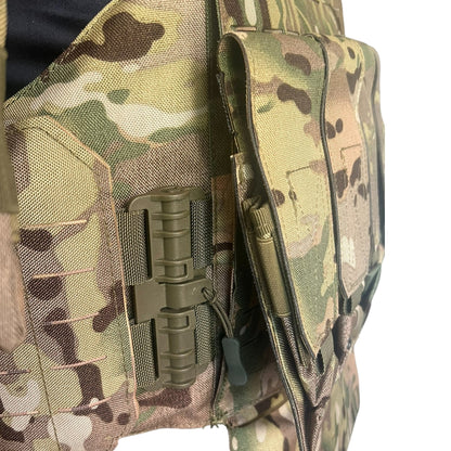 CHALECO TACTICO COMPLETO CAMUFLAJE CON 10 PLACAS NIVEL IIIA