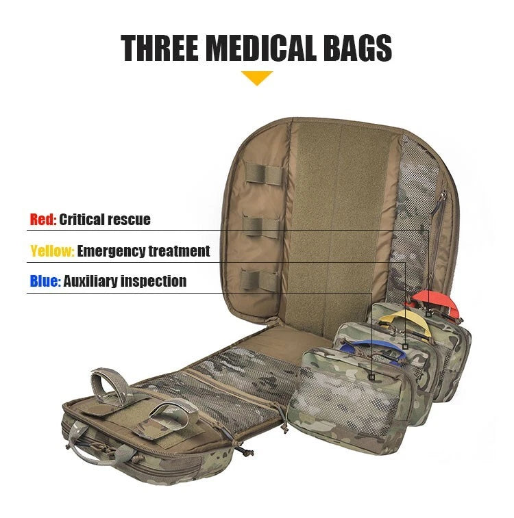 MOCHILA MEDICA MULTIFUNCION 30L EMERSONGEAR MULTICAM