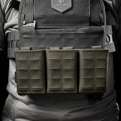PORTA CARGADOR TRIPLE  MULTICAM 5.56 MM / 7.62 MM EMERSONGEAR EM9770