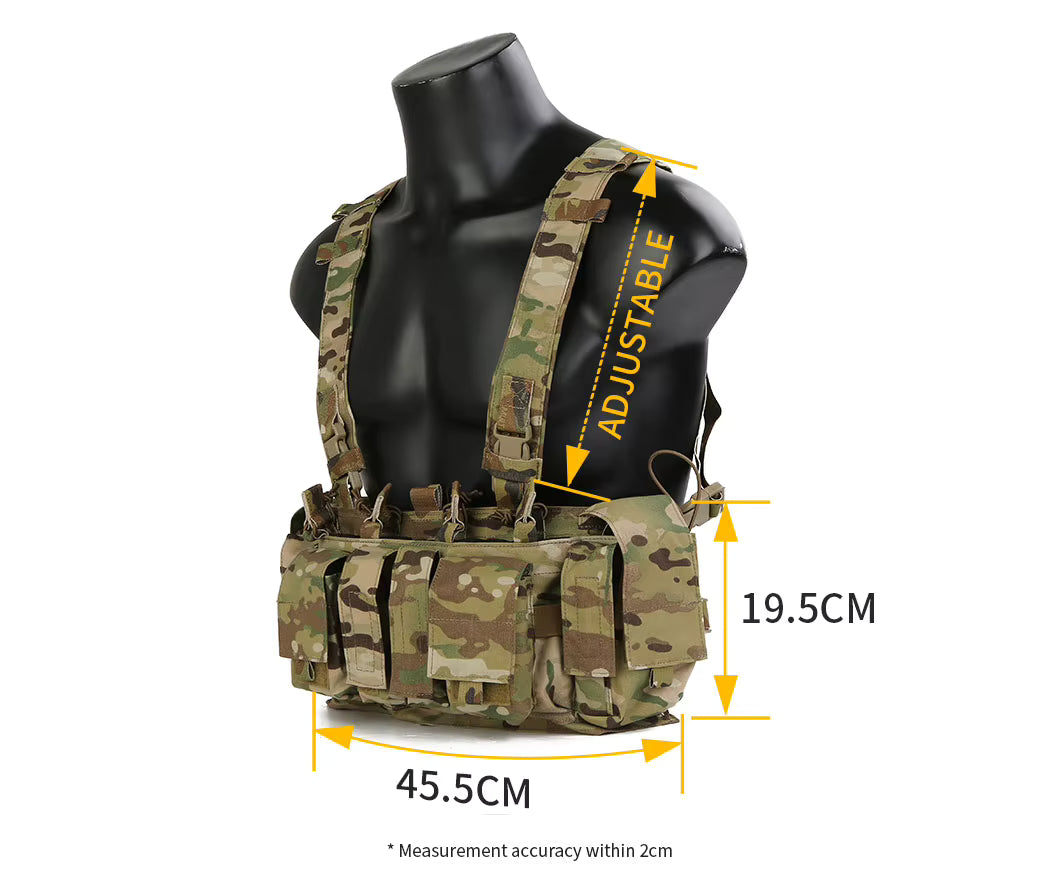 CHEST RIG TÁCTICO MF STYLE UW GEN IV MULTICAM EMERSONGEAR EM7329