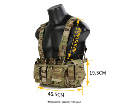 CHEST RIG TÁCTICO MF STYLE UW GEN IV MULTICAM EMERSONGEAR EM7329