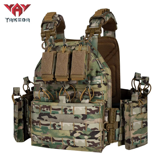 CHALECO TÁCTICO SERIE DELTA CAMUFLAJE