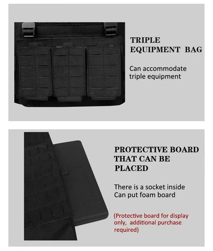 CHALECO TÁCTICO ARTEX PP NEGRO