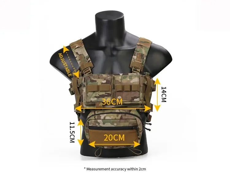 CHALECO EMERSON MK3 MULTICAM BLACK