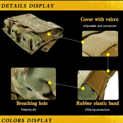 POUCH PORTA CARGADOR TRIPLE