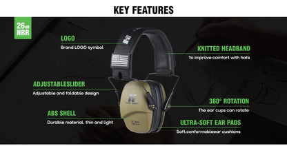PROTECTOR AUDITIVO ARM NEXT V30 COYOTE