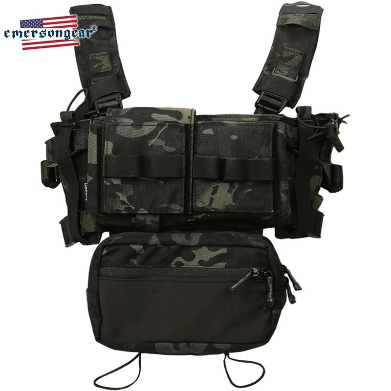 CHALECO EMERSON MK3 MULTICAM BLACK