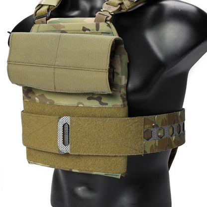 CHALECO TACTICO V5 PORTA PLACA EMERSONGEAR MULTICAM