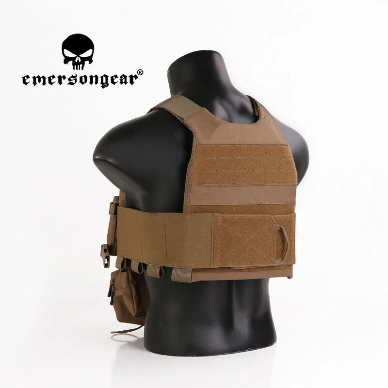 CHALECO TÁCTICO EMERSONGEAR CON PLATAFORMA PECHO MULTICAM