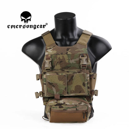 CHALECO TÁCTICO EMERSONGEAR CON PLATAFORMA PECHO MULTICAM